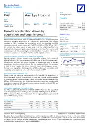 Growth acceleration driven by acquisition and organic growth