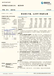 营收增长平稳，毛利率下滑拖累业绩