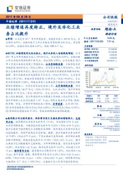 业绩增速再度转正，境外及非化工业务占比提升