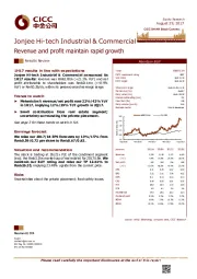 Revenue and profit maintain rapid growth