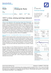 1H17 a miss; strong earnings rebound unlikely