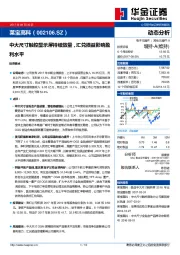 中大尺寸触控显示屏持续放量，汇兑损益影响盈利水平