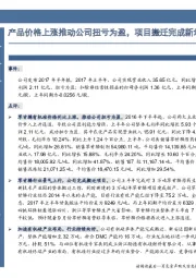 产品价格上涨推动公司扭亏为盈，项目搬迁完成新增产能逐步投放