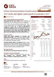 1H17 results miss slightly; expect growth to accelerate in 2H17