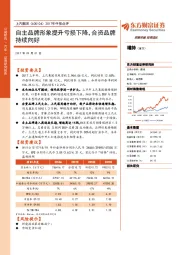 2017年中报点评：自主品牌形象提升亏损下降，合资品牌持续向好