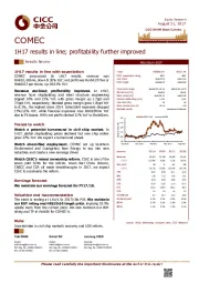 1H17 results in line; profitability further improved