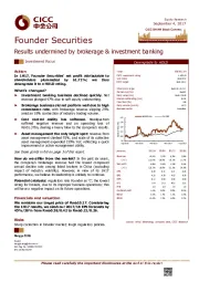 Results undermined by brokerage & investment banking