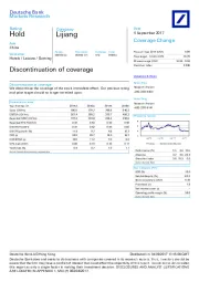 Discontinuation of coverage