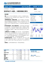 坚持科创中心建设，业绩持续稳定增长