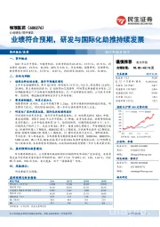 业绩符合预期,研发与国际化助推持续发展