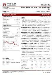 中报点评：中报业绩增长不及预期，不改长期龙头地位