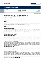 重大事件快评：新名新品新气象，合作提效空间大