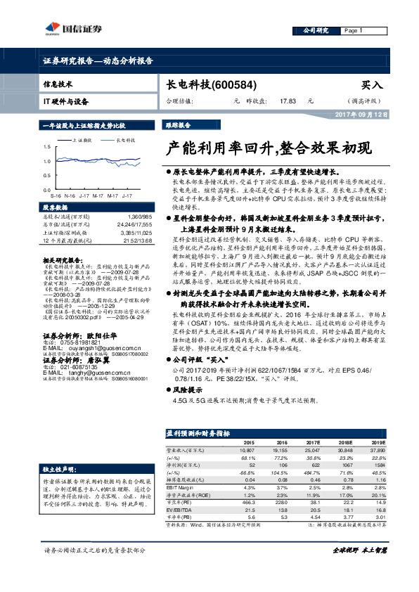 产能利用率回升，整合效果初现