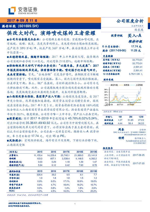 供改大时代，演绎喷吹煤的王者荣耀