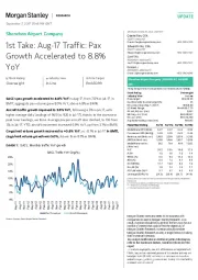 1st Take: Aug-17 Traffic: Pax Growth Accelerated to 8.8% YoY