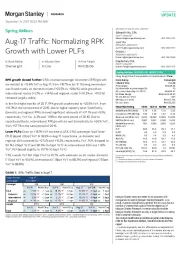 Aug-17 Traffic: Normalizing RPK Growth with Lower PLFs