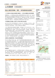 受益公路投资高峰，营收、净利润持续快速增长