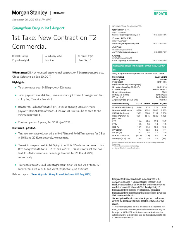 1st Take: New Contract on T2 Commercial