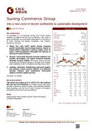 Into a new cycle of decent profitability & sustainable development
