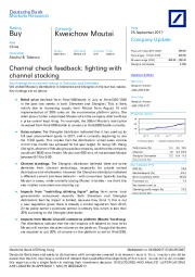 Channel check feedback: fighting with channel stocking