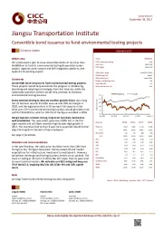 Convertible bond issuance to fund environmental testing projects