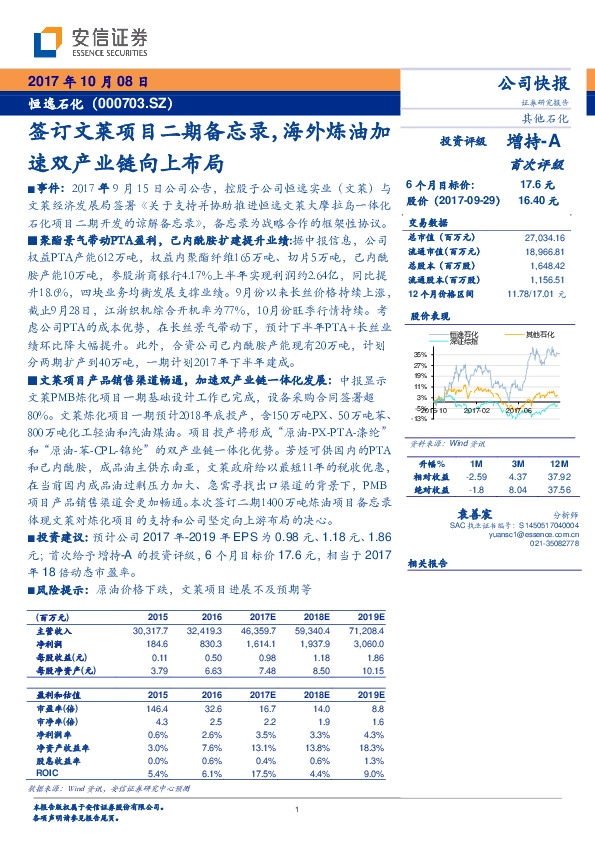 签订文莱项目二期备忘录，海外炼油加速双产业链向上布局