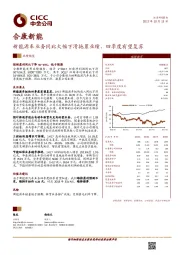 新能源车业务同比大幅下滑拖累业绩，四季度有望复苏