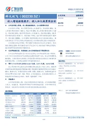 收入增速继续提升，投入加大拖累现金流