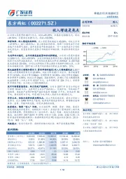 收入增速是亮点