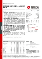 血制品销售仍处于调整中，全年业绩不容乐观