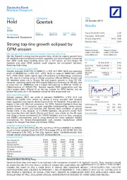 Strong top-line growth eclipsed by GPM erosion