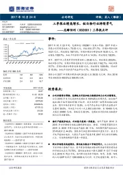 三季报点评:三季报业绩高增长,钛白粉行业持续景气