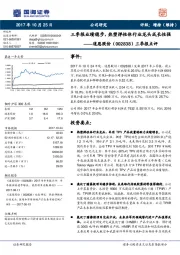 三季报点评：三季报业绩稳步，热塑弹性体行业龙头成长性强