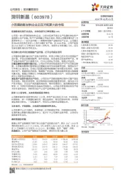 小而美的新材料企业正在开拓更大的市场