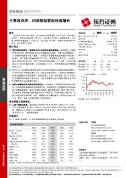 三季报点评：内销驱动营收快速增长