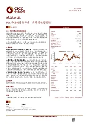 PVC和烧碱量价齐升，业绩增长超预期中