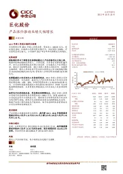 产品涨价推动业绩大幅增长