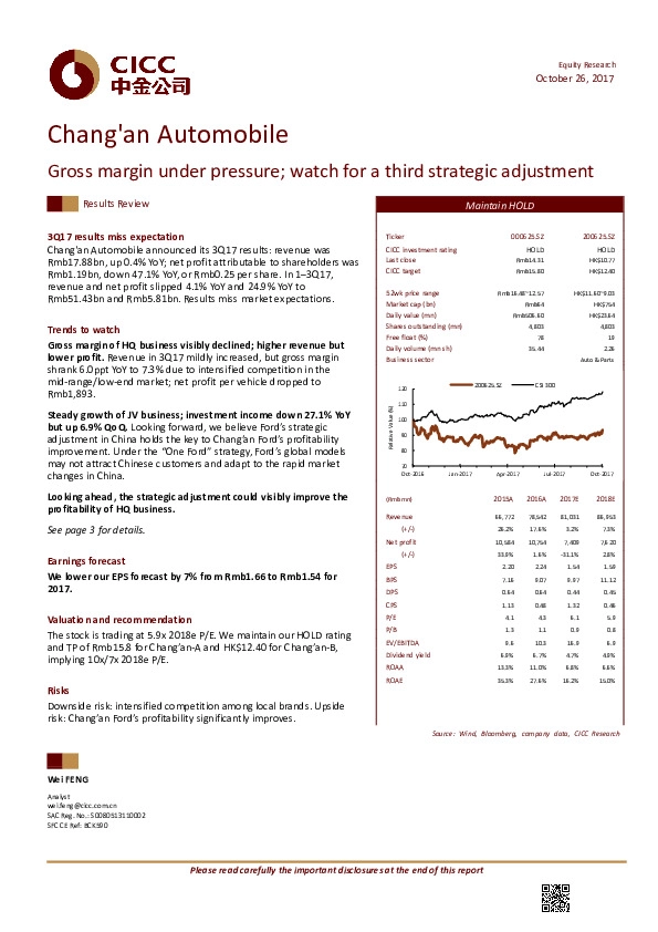 Gross margin under pressure; watch for a third strategic adjustment