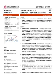 业绩稳步上升，关注环保材料及OLED材料