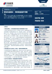 营收快速增长，净利增速提升可期