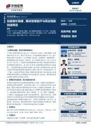 业绩增长稳健，期待智慧医疗与商业智能加速推进