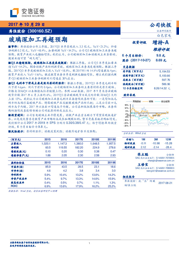 玻璃深加工再超预期