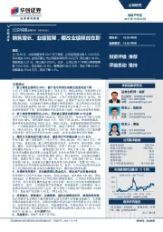 销售增长、业绩暂降，棚改业绩释放在即