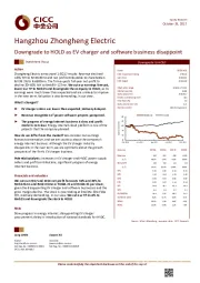 Downgrade to HOLD as EV charger and software business disappoint