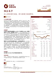 收入增长暂时放缓，新业务潜力逐渐释放