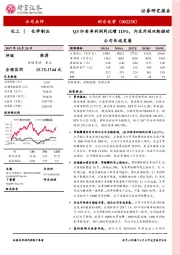 Q3归母净利润同比增115%，内生外延双轮驱动公司长远发展