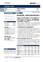 三季报点评：继续超预期，物联网战略持续发酵中