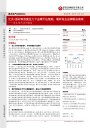 莱克电气点评报告：汇兑+原材料双重压力下业绩不达预期，看好自主品牌新品表现