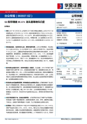 Q3扣非增速38.11% 龙头蓝筹地位凸显