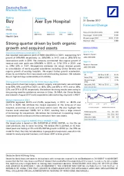 Strong quarter driven by both organic growth and acquired assets